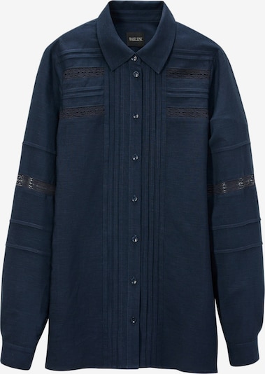 MADELEINE Hemdbluse in marine, Produktansicht