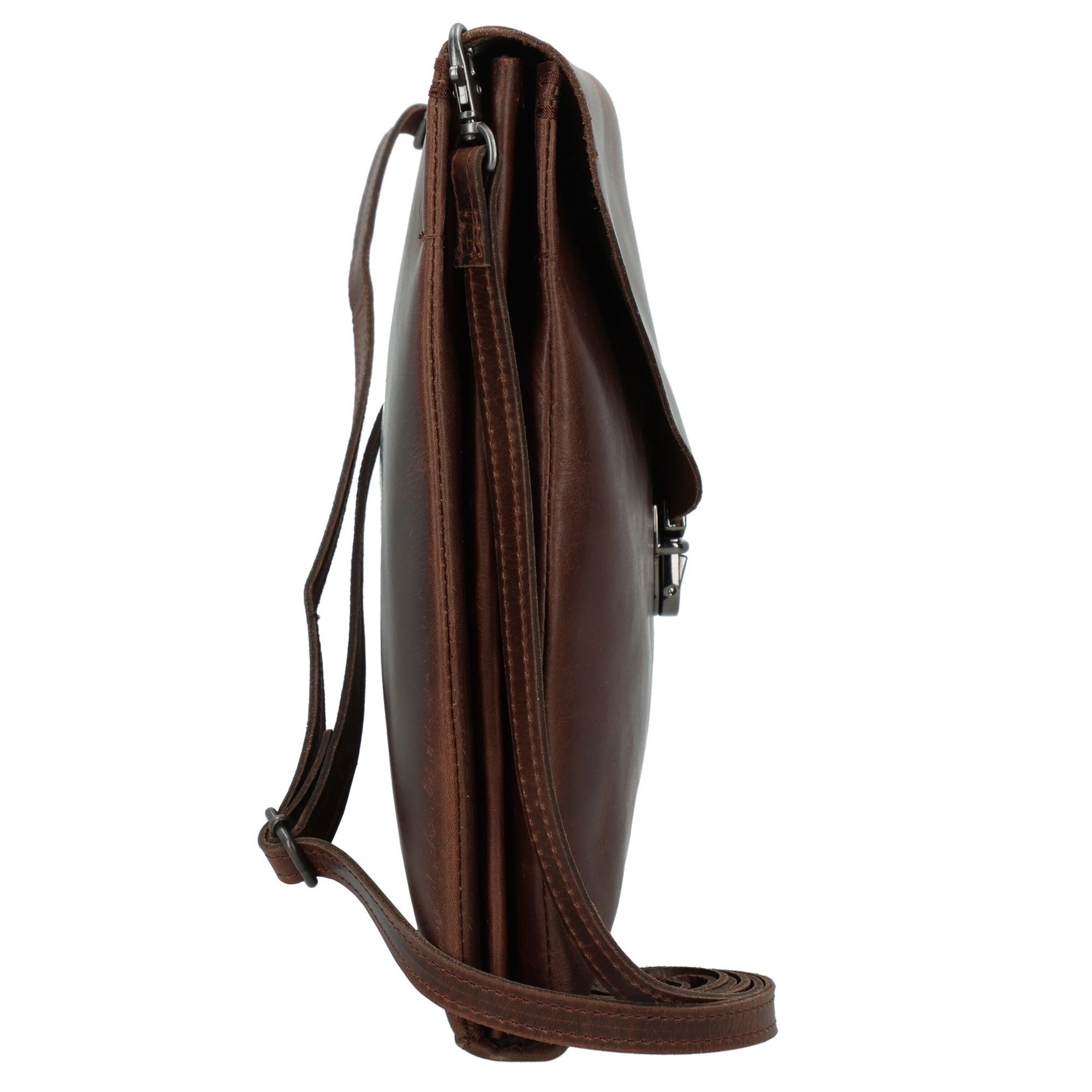 Harold's Document Bag 'Fold' in Brown