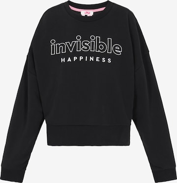 MYMO Bluzka sportowa 'Back To School' w kolorze czarny: przód