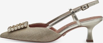 TAMARIS Slingpumps i beige