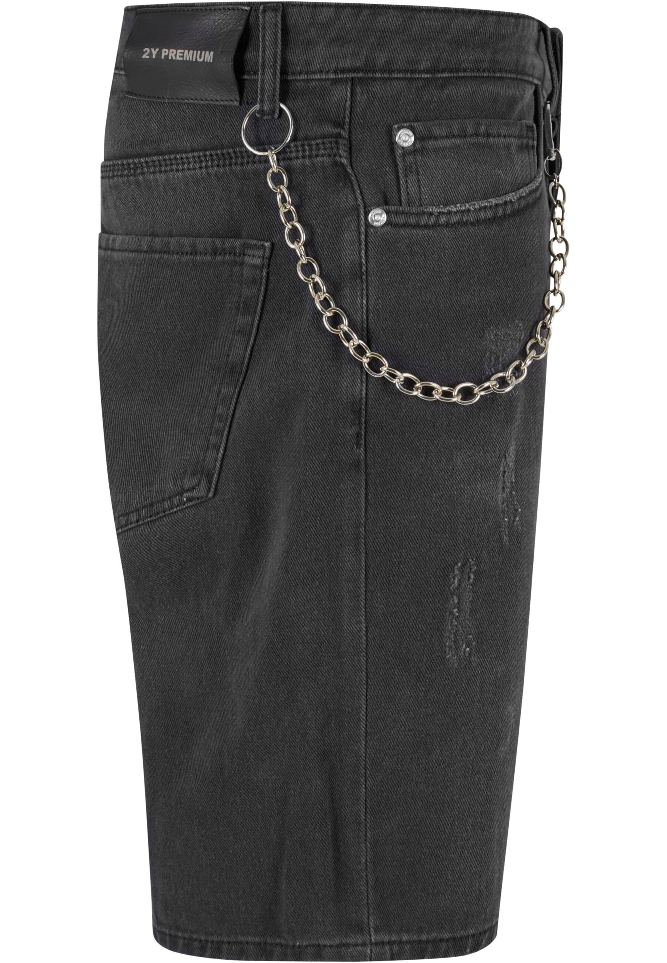 2Y Premium Regular Jeans in Zwart