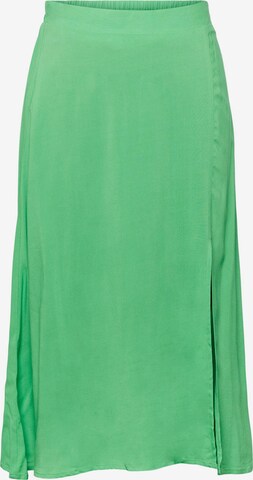 PIECES Spódnica w kolorze zielony: przód