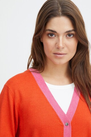 PULZ Jeans Knit Cardigan 'Sara' in Pink