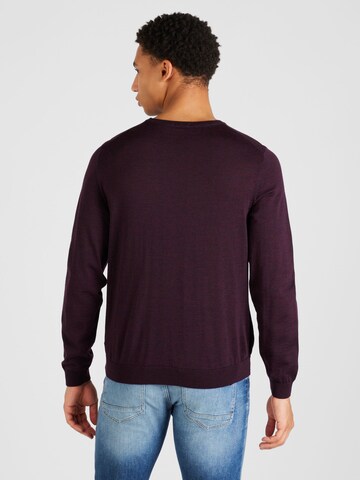 BOSS Sweater 'Leno' in Red