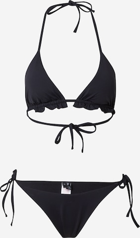 VERO MODA Triangen Bikini 'SUSAN' i svart: framsida