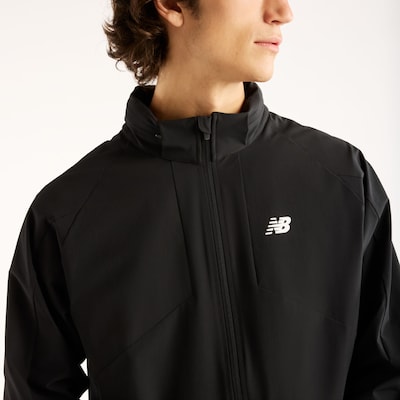 new balance Athletic Jacket in L in Black, Item view