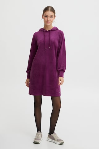 Robe 'Mira' Oxmo en violet : devant