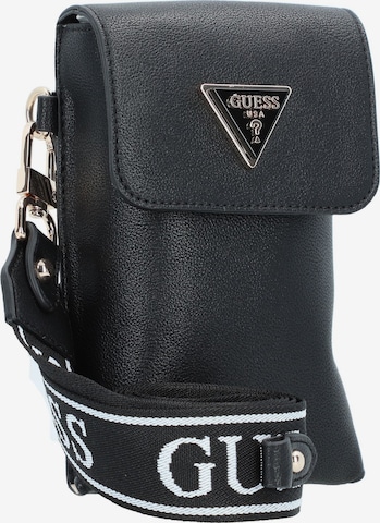 Custodia per smartphone 'LATONA' di GUESS in nero