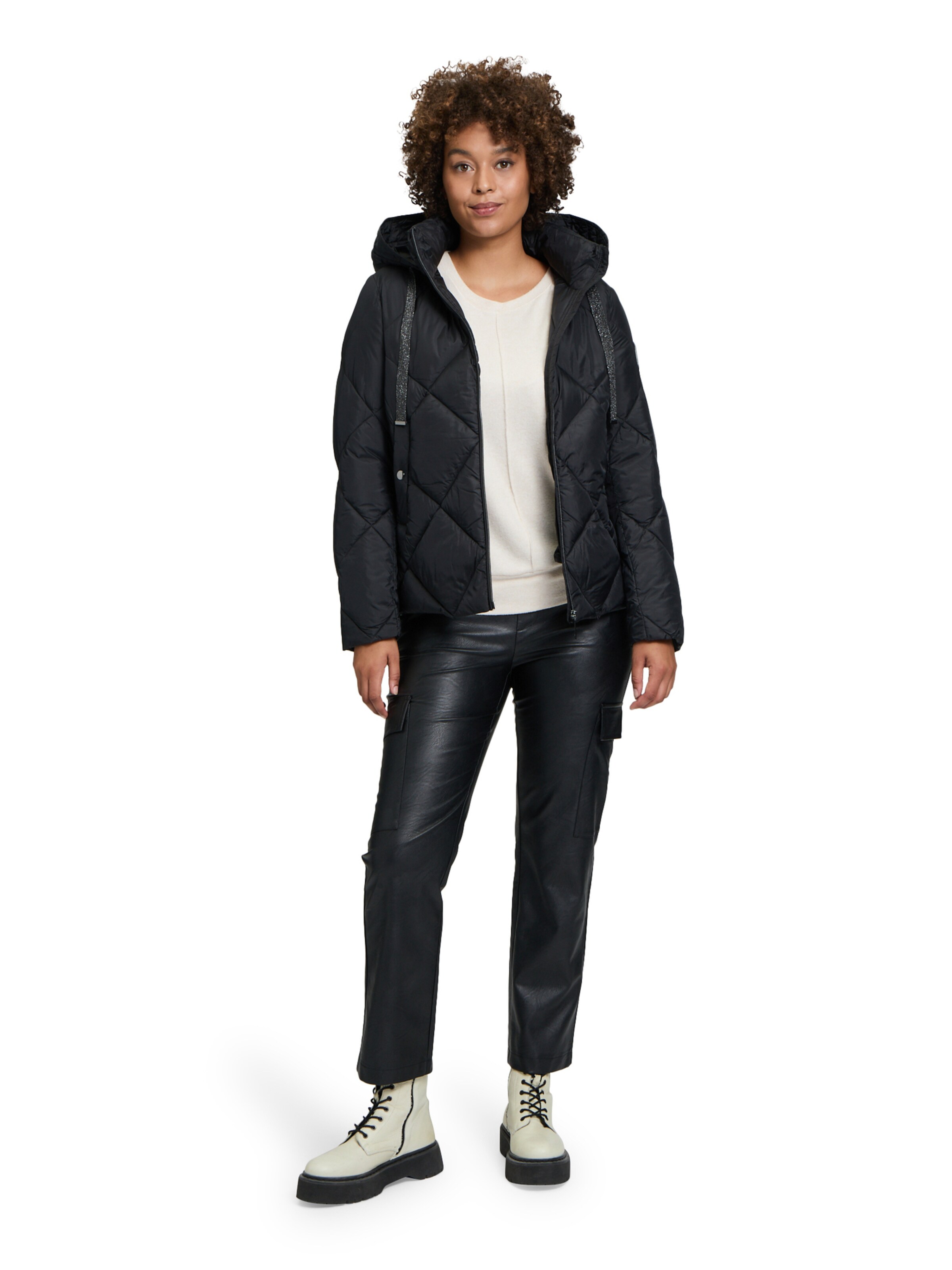 Giacca invernale di Cartoon in nero