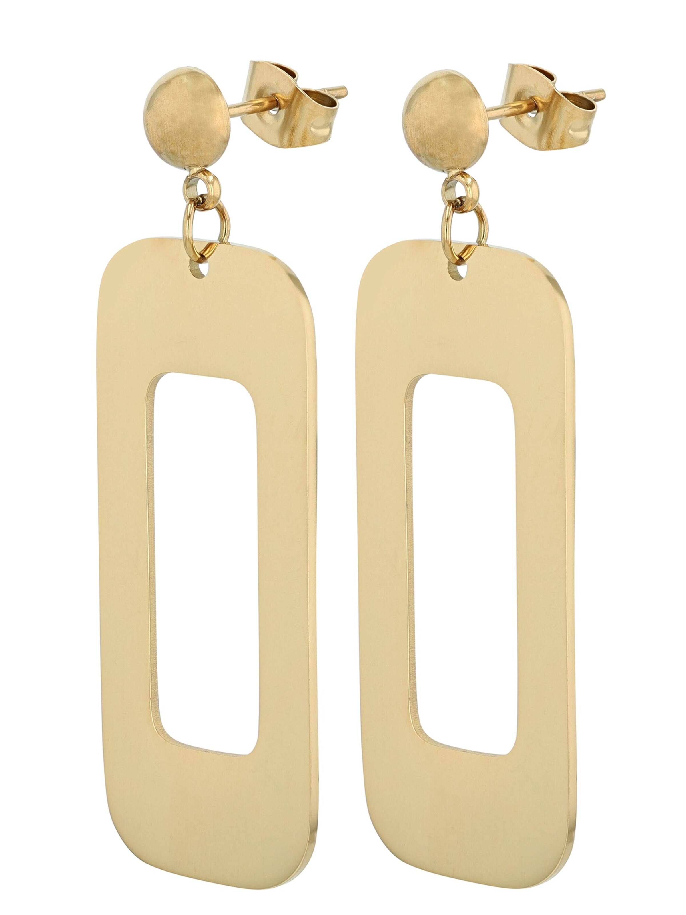 Akzent Earrings 'wasserfest' in Gold