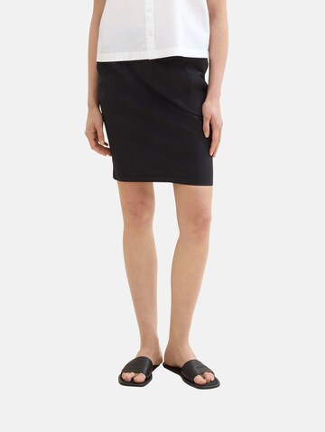 TOM TAILOR Rok in Zwart: voorkant