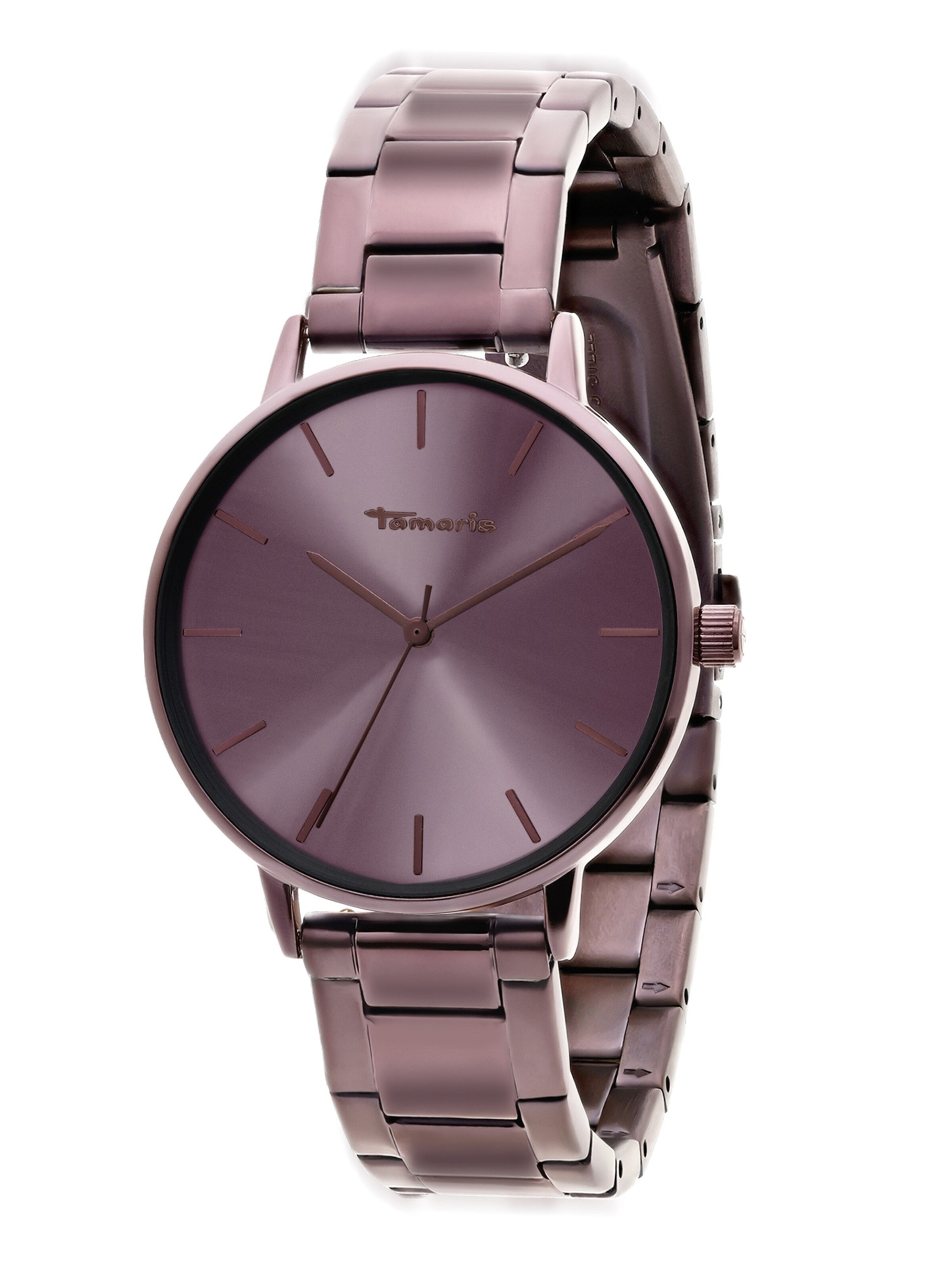 Tamaris Analoog horloge 'Everyday Hero' in Lila: voorkant