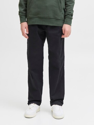 Regular Pantalon Jack & Jones Junior en noir : devant