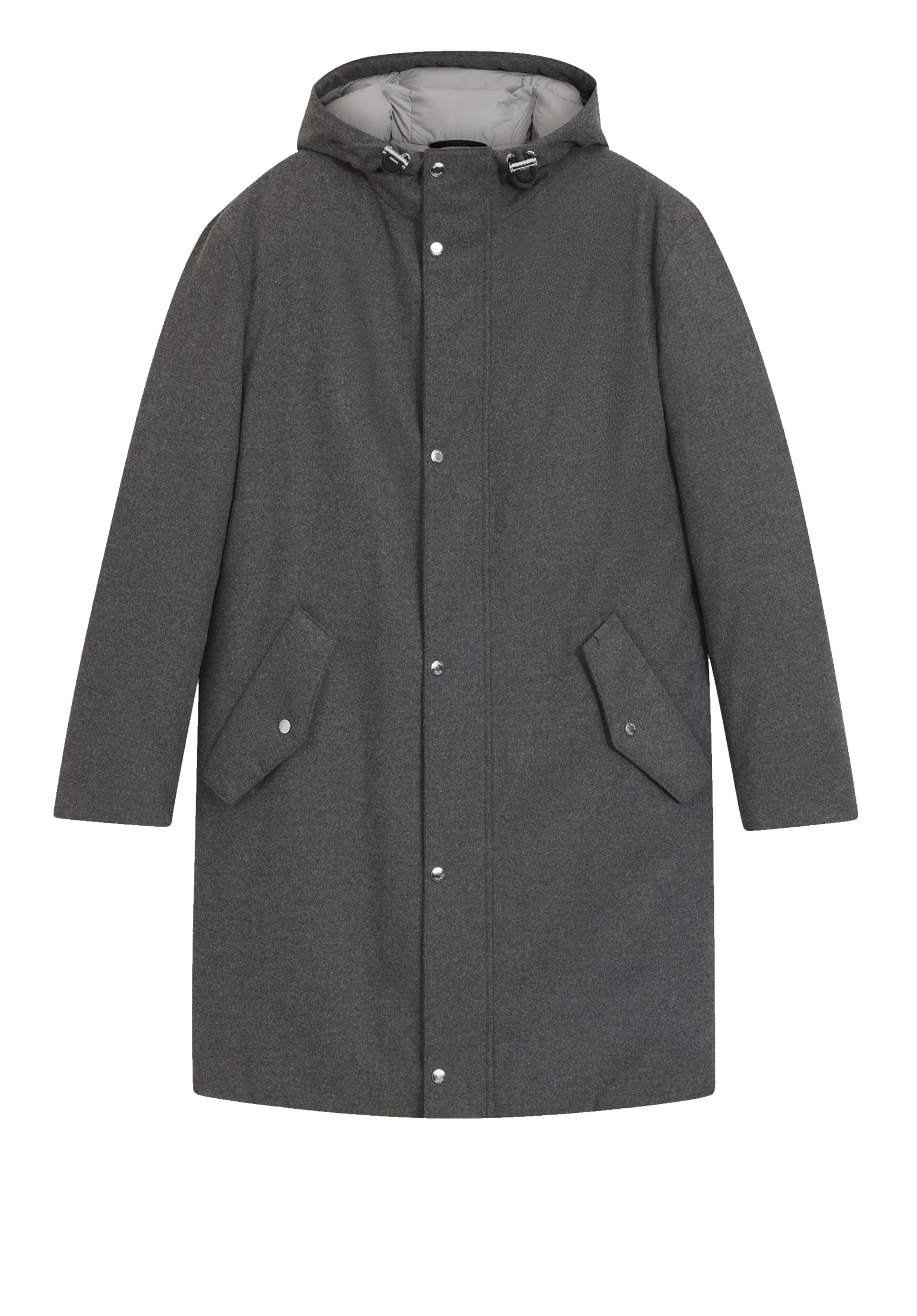 BOSS Winter Coat 'Jared' in Grey: front