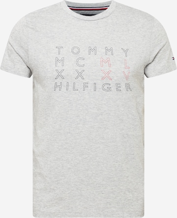 pelēks TOMMY HILFIGER T-Krekls: no priekšpuses