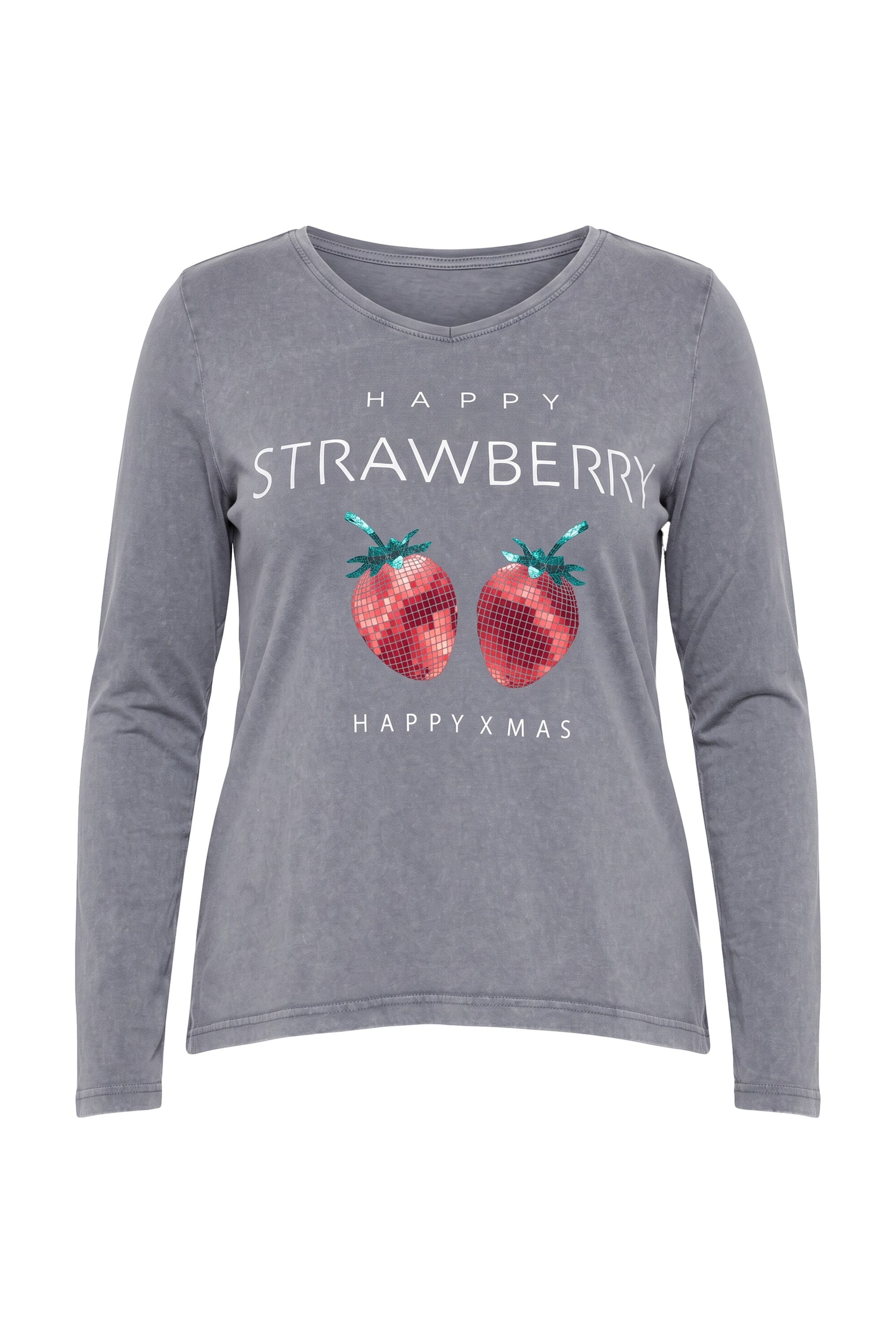 MIAMODA Shirt in Grey: front