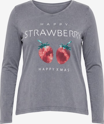 MIAMODA Shirt in Grey: front