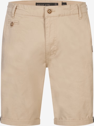 INDICODE JEANS Chino Pants 'Creel' in Beige: front