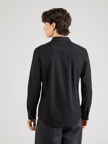 Calvin Klein Slim Fit Forretningsskjorte i sort: tilbage