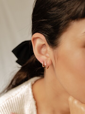 Orecchini 'Grace Duo' di Hey Happiness in oro