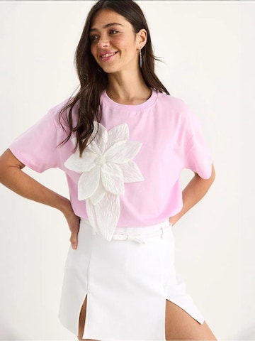 Maglietta 'T-Shirts' di Bianco Lucci in rosa