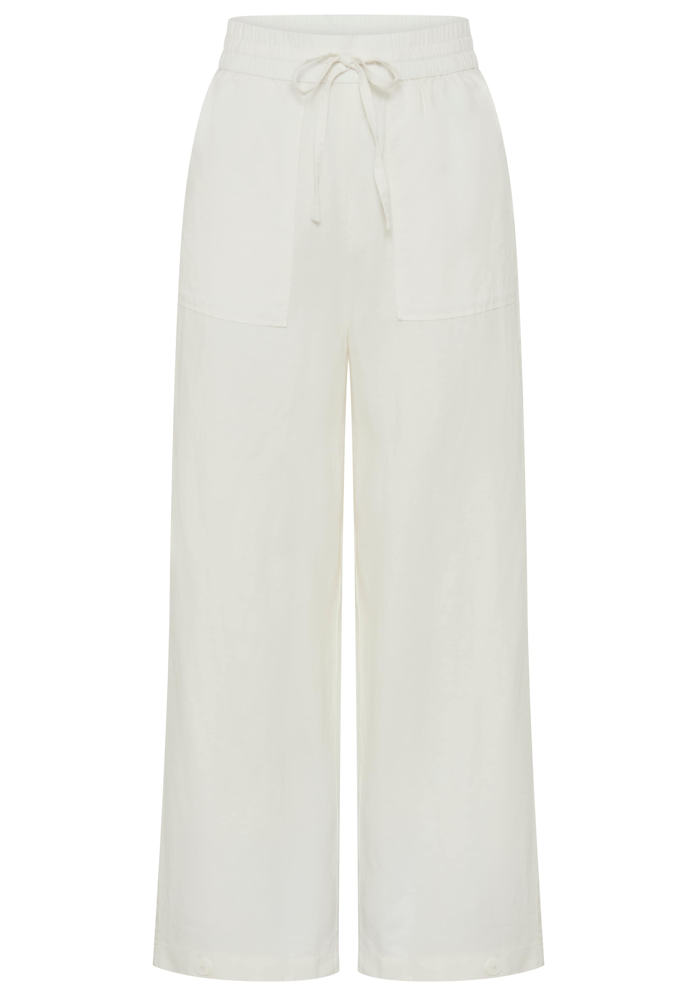 Marc O'Polo DENIM Loosefit Byxa i vit: framsida