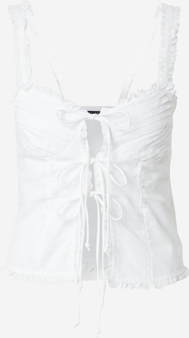 balta Gina Tricot Palaidinė be rankovių: priekis