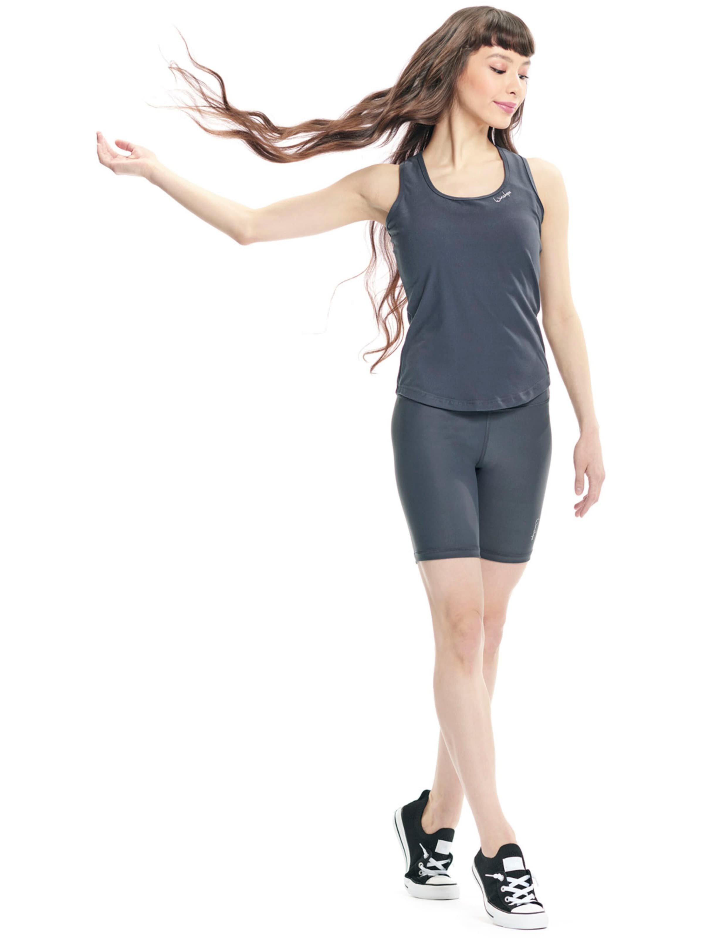 WinshapeSkinny Sportske hlače 'AEL412C' - siva boja