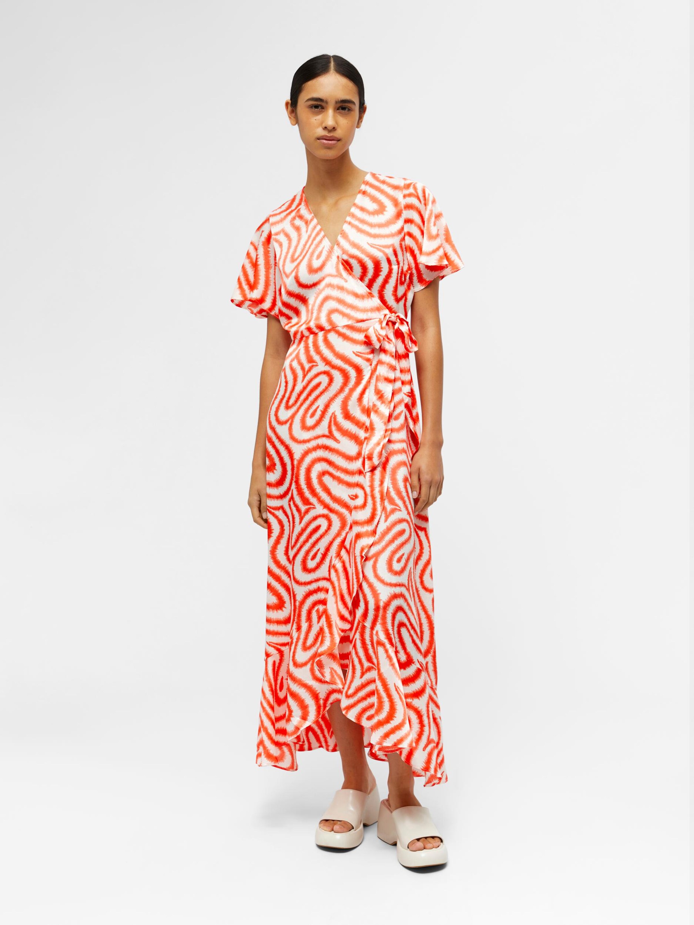 OBJECT Zomerjurk Green Papaya in Oranje ABOUT YOU