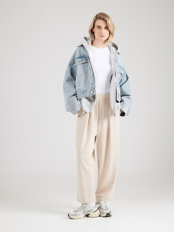 Rich & Royal Barrel Брюки со складками в Серый