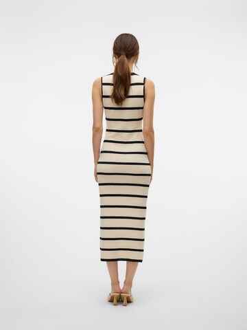 VERO MODA Knit dress 'VMWANDA' in Beige