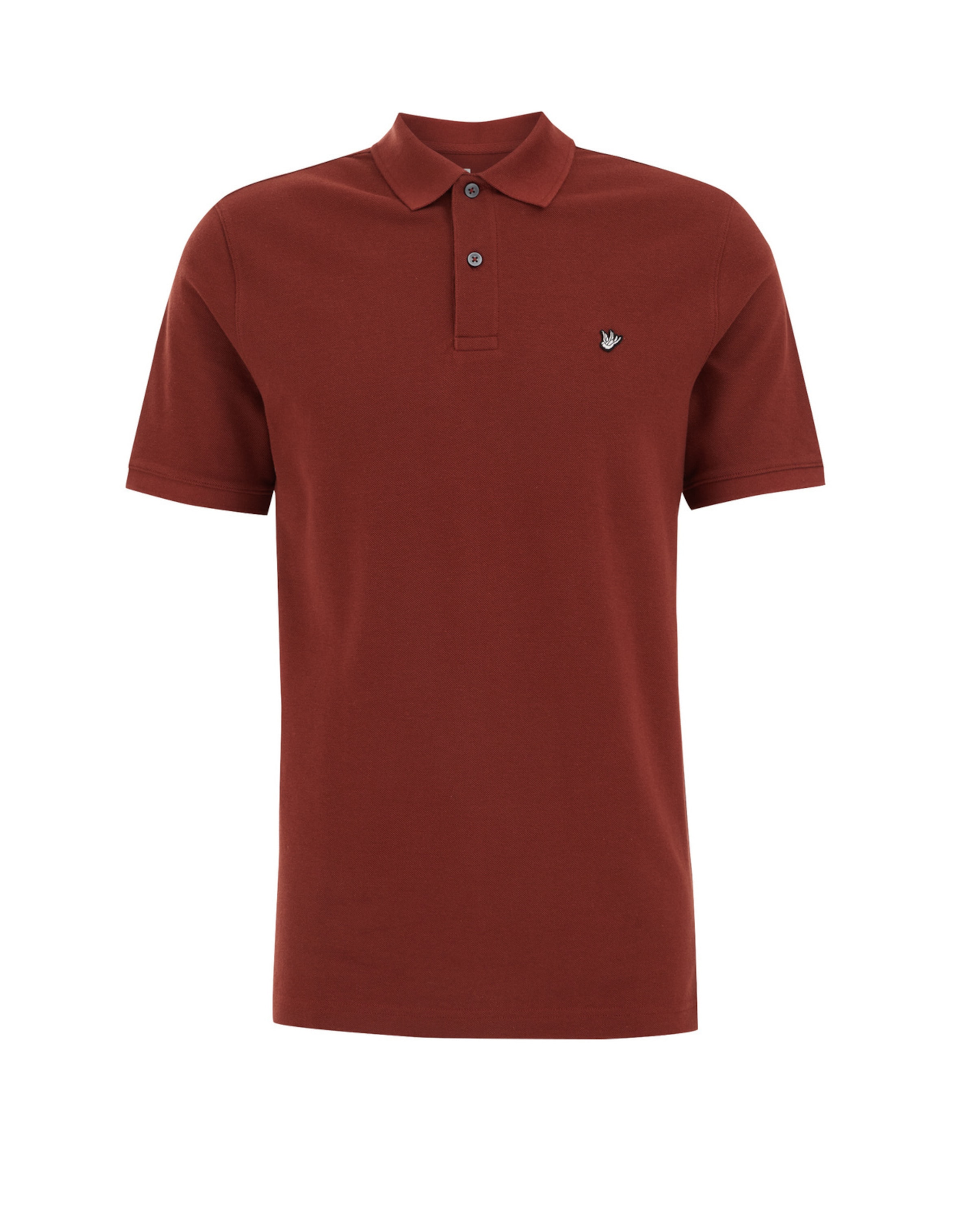 WE Fashion Tričko – hnědá: přední strana