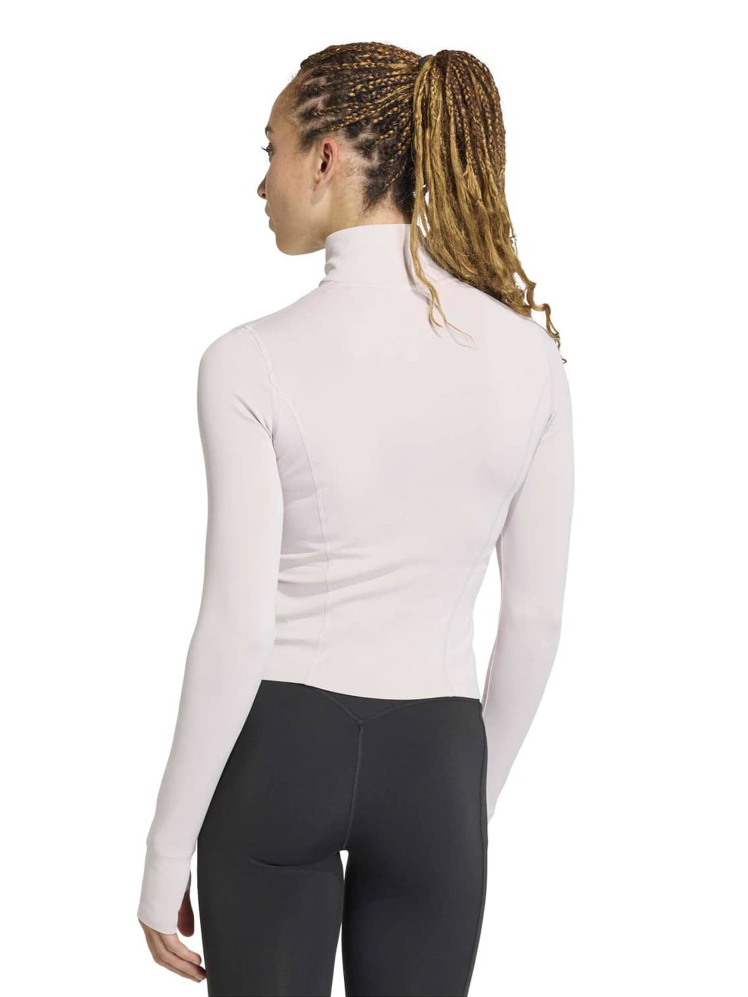 ADIDAS PERFORMANCE Sports sweat jacket 'OPT ESS' in Purple