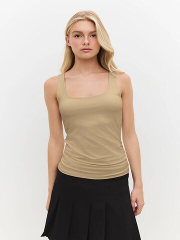 Haut No Matter What en beige : devant