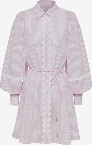 Robe-chemise 'YULI' The Fated en rose : devant