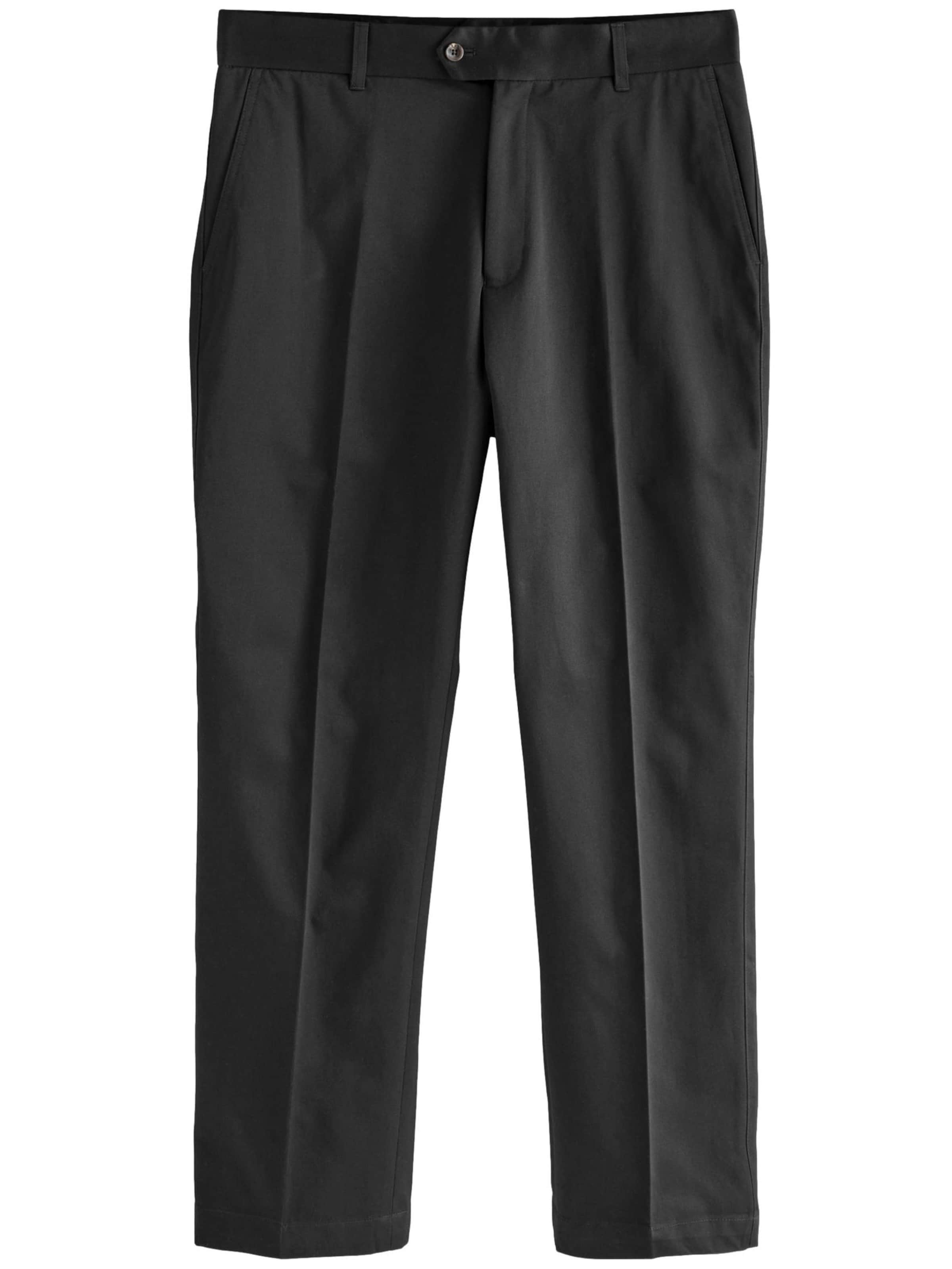 Next Regular Chino 'Signature Emmetex' in Zwart: voorkant