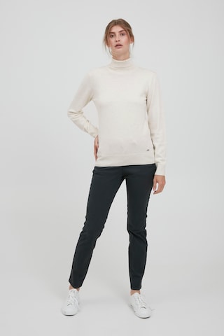 Oxmo Rollkragenpullover "WINA" in Weiß