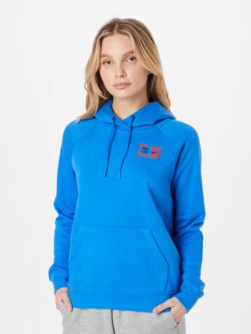 NIKE Athletic Sweatshirt in Blue: front