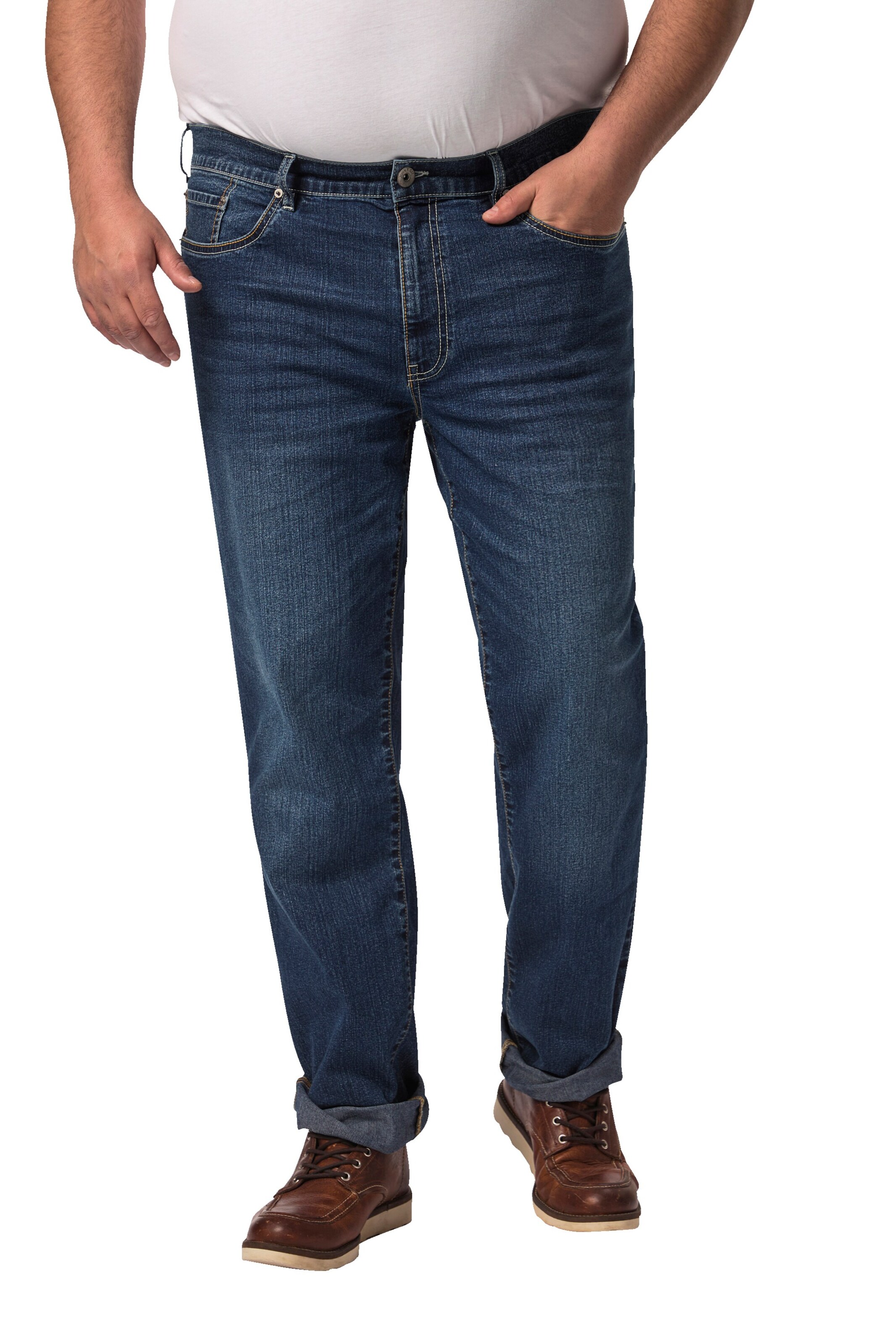 John F. Gee Regular Jeans in Blue: front