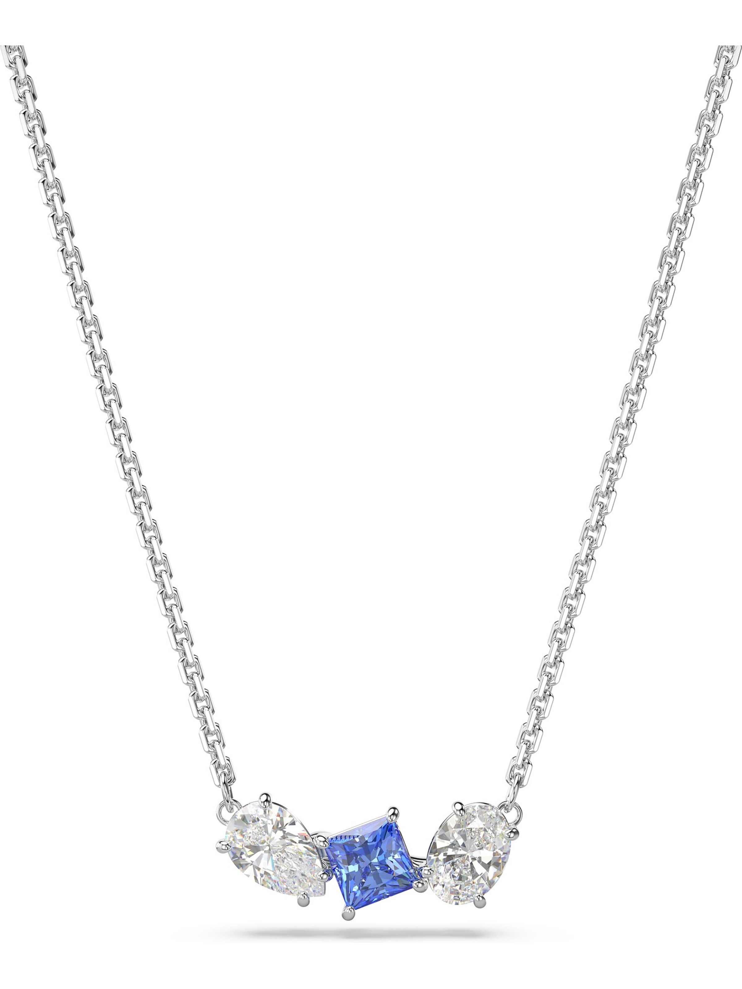 Swarovski Kette in Silber: Vorderseite