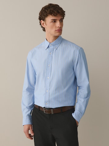 Next Comfort fit Button Up Shirt in Blue