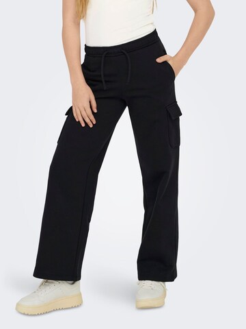 Loosefit Pantalon 'KOGAnna' ONLY GIRLS en noir : devant