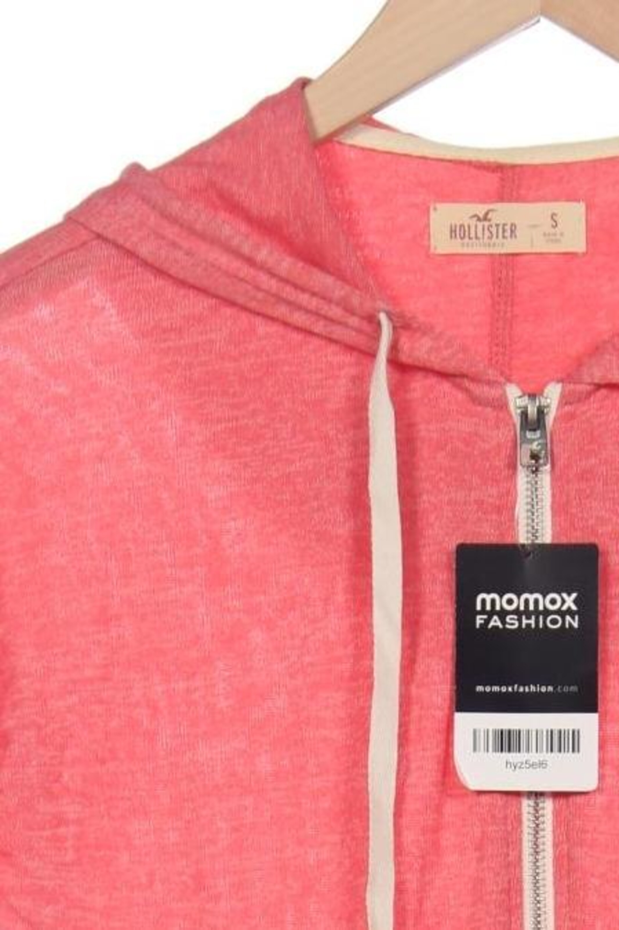HOLLISTER Sweatshirt & Zip-Up Hoodie in S in Pink