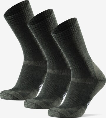 DANISH ENDURANCE Athletic Socks 'Hiking Classic' in Green: front