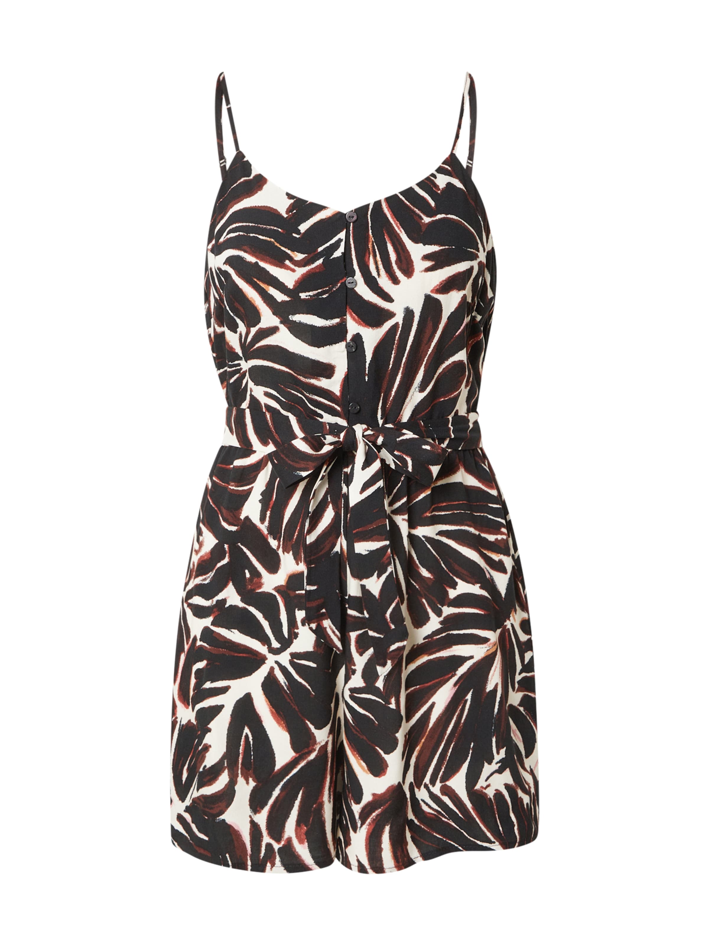 ONLY - Jumpsuit 'ONLNOVA' en negro: frente