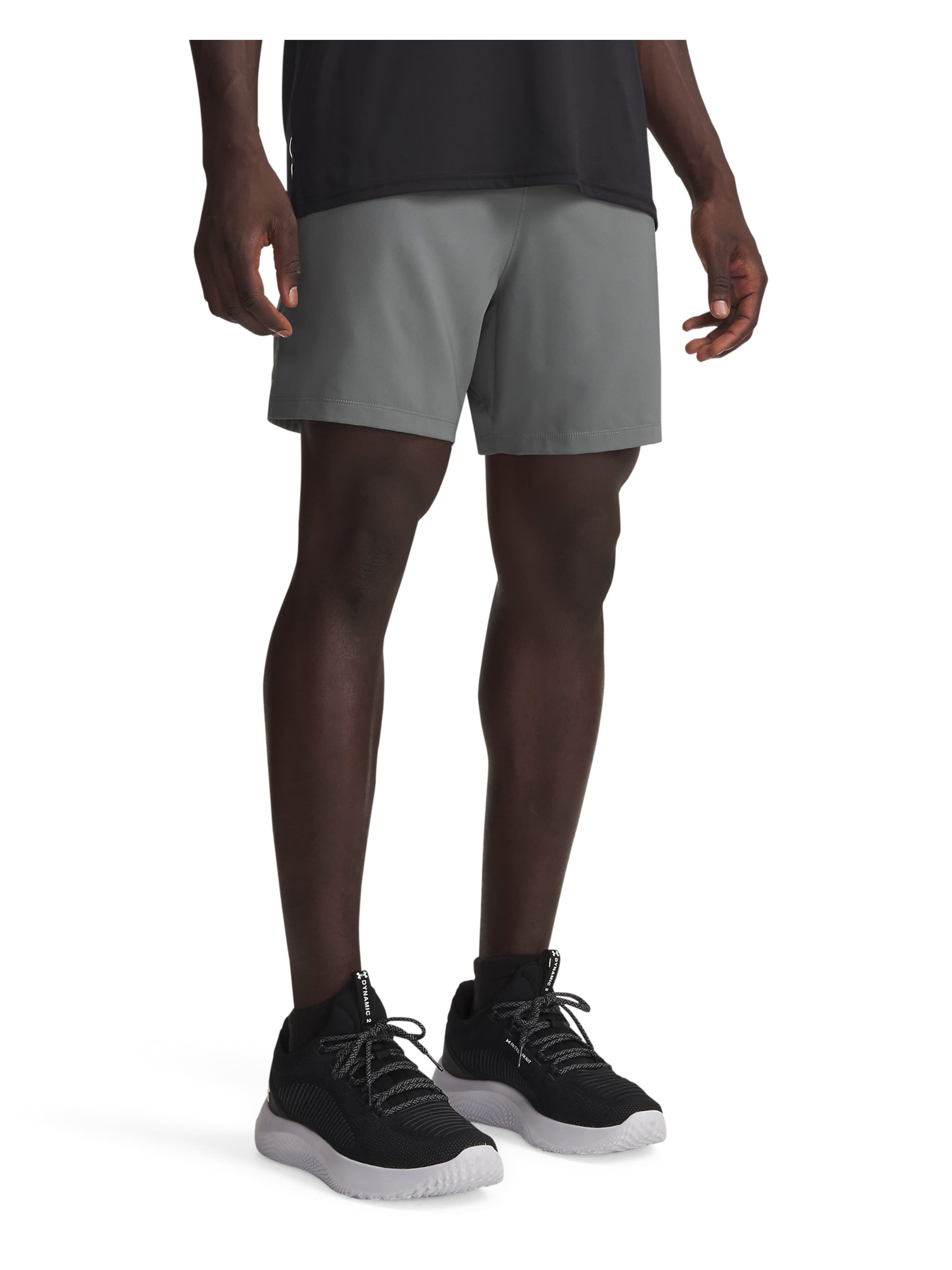 UNDER ARMOUR Sports trousers in Grey: front