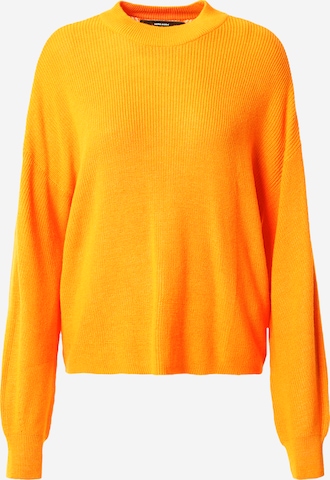 VERO MODA Sweter 'LEXSUN' w kolorze pomarańczowy: przód