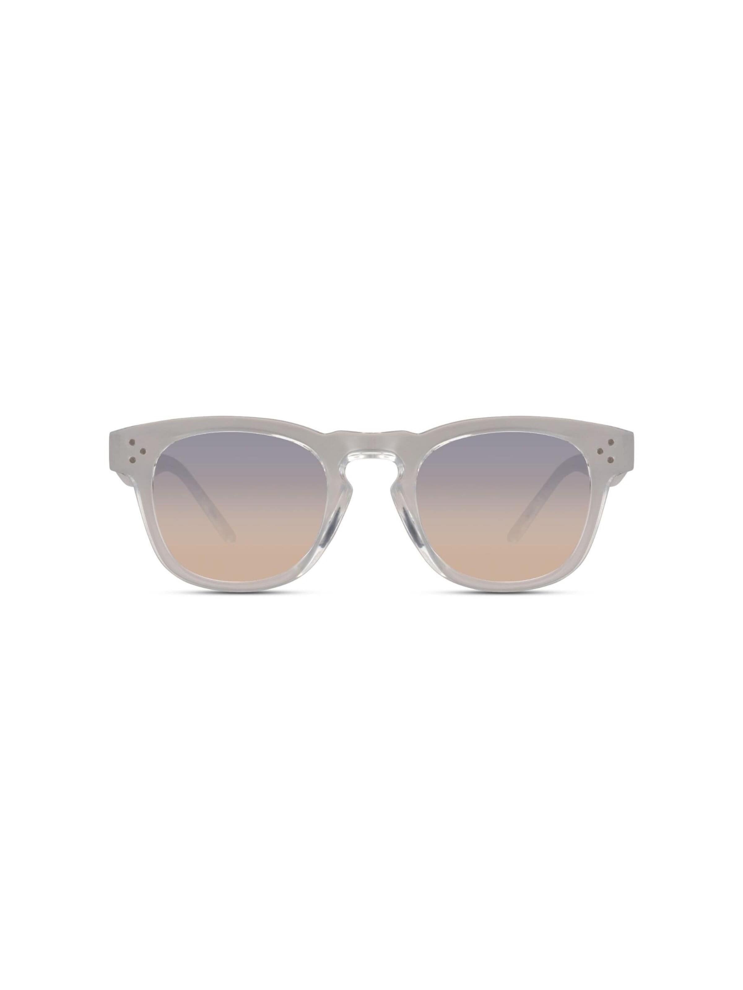 Maxte Sonnenbrille 'The Onyx Matte Wayfarer'‌‌ in Grau: Vorderseite