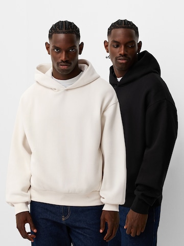 Sweat-shirt Bershka en noir : devant