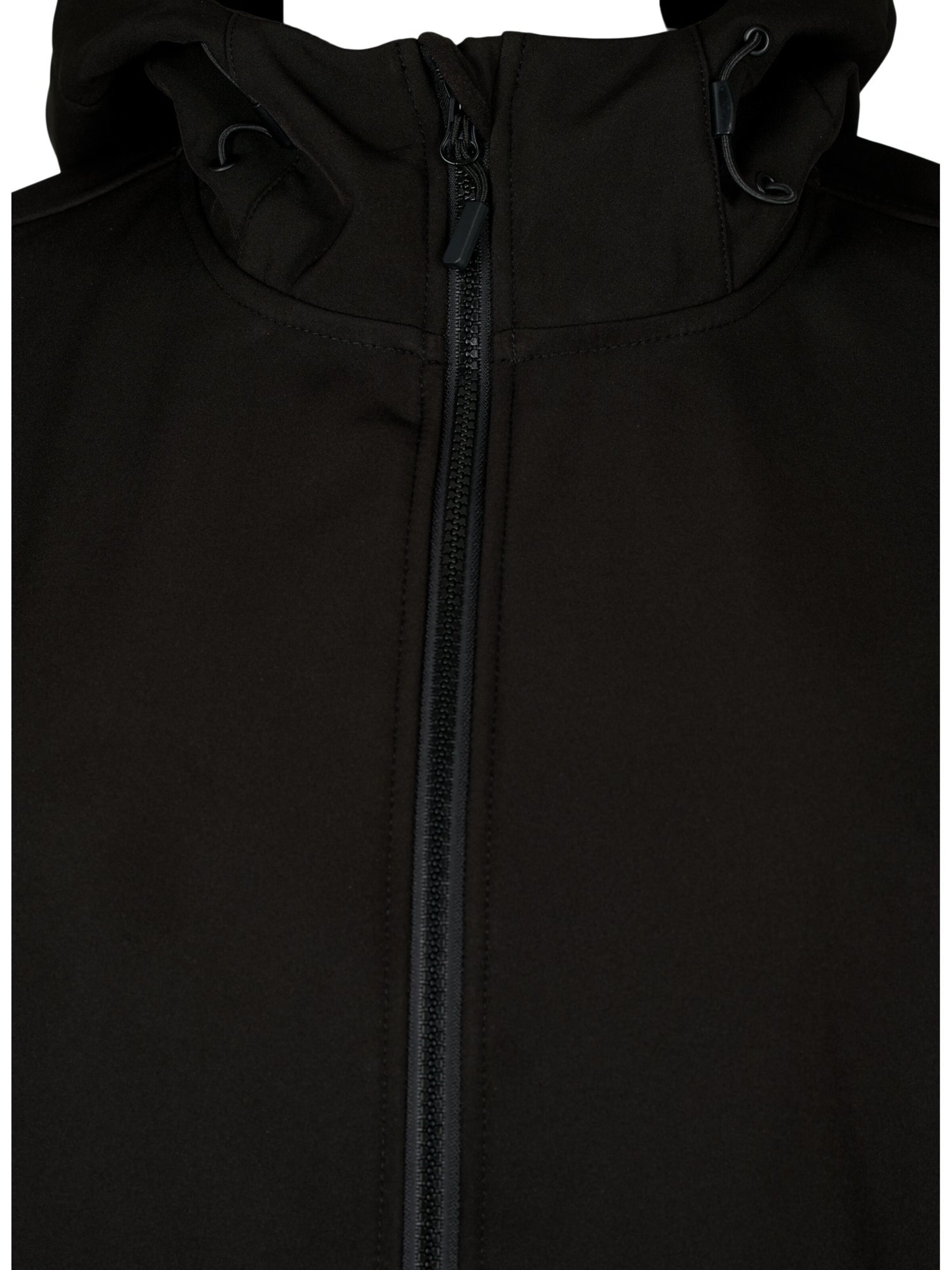 Zizzi Funkcionalna jakna 'CAAURA' | črna barva